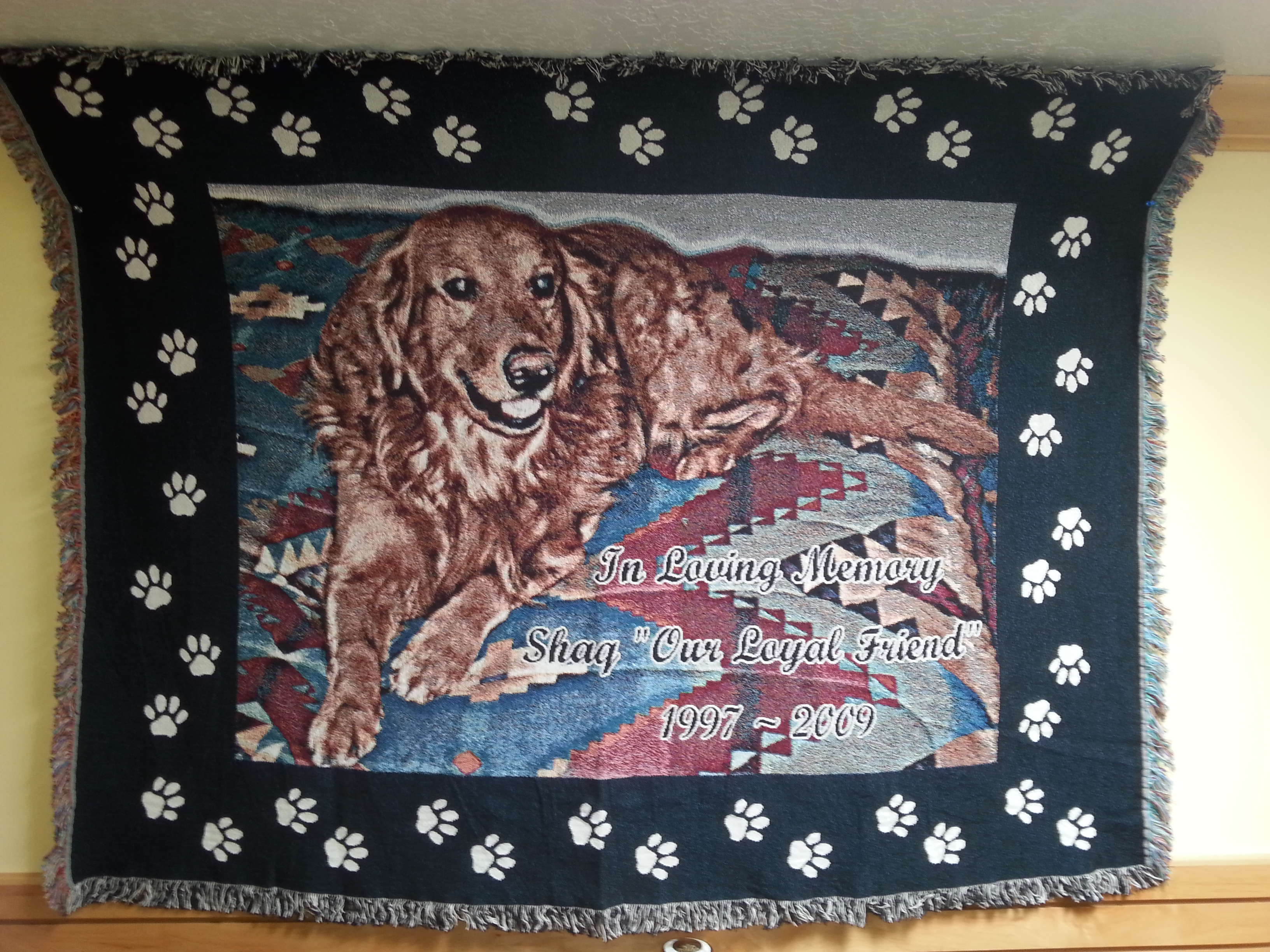 Memorial Custom Photo Blanket | Myers Pets at Peace Urn Gallery & Shop